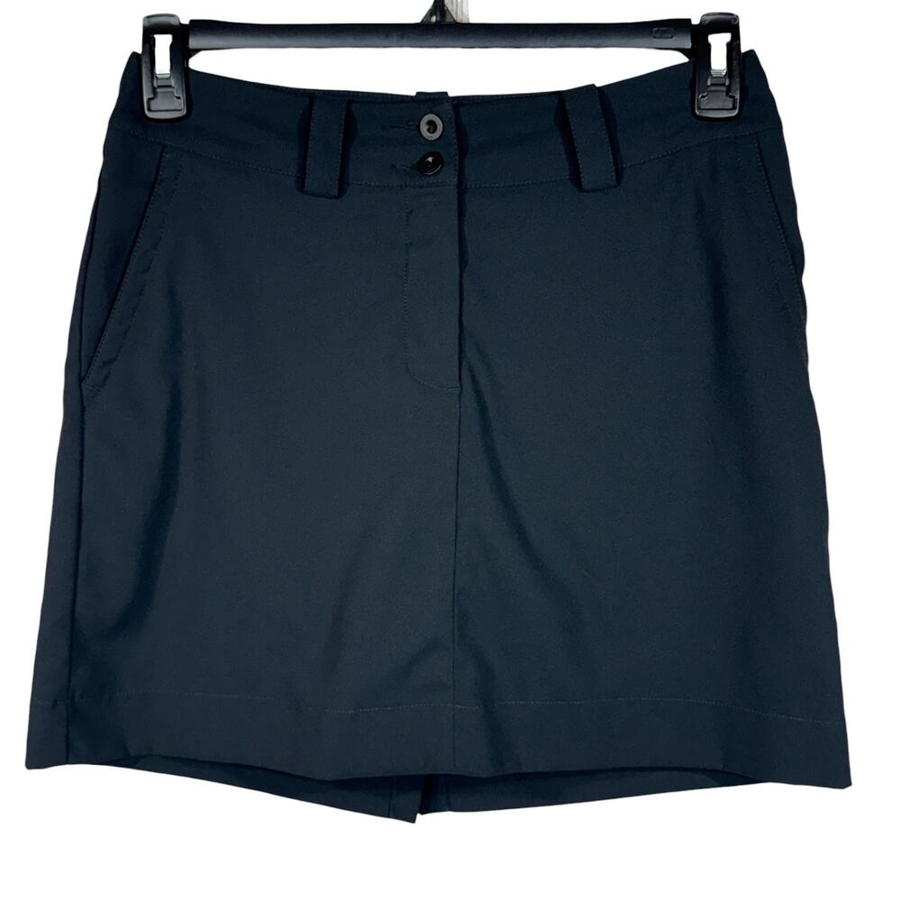 Nike Golf SZ 4 Tour Performance Skort Dri-Fit Zip-Fly Pockets Built-In Shorts